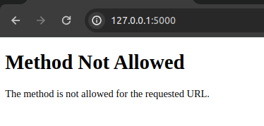 Возврат сервером ошибки 405 "Method Not Allowed"