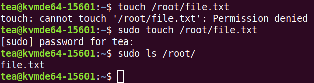 При использовании sudo вводится пароль пользователя, а не администратора